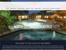 Tablet Screenshot of gables-apartments.com